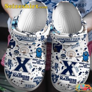 Xavier Musketeers Ncaa Sport Keep Calm And Keep Ballin Let The Madness Begin Comfort Clogs