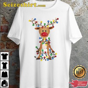Xmas Christmas Reindeer Cute Happy Holiday Gift T-Shirt