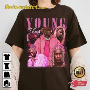 Young Thug Tour Hip Hop Music Concert T-shirt