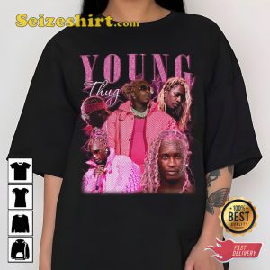 Young Thug Tour Hip Hop Music Concert T-shirt