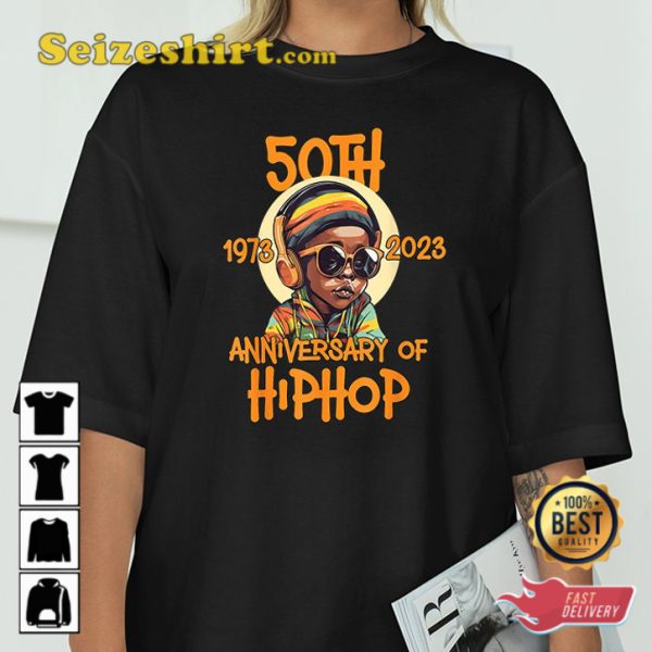 50 Years Hip Hop Celebration 50th Anniversary T-shirt