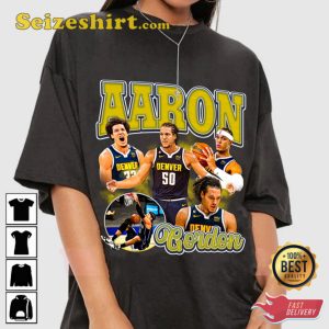 Aaron Gordon Slam Denver Nuggets Basketball Sportwear T-Shirt