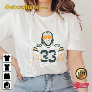 Aaron Jones Green Bay Packers Football T-shirt
