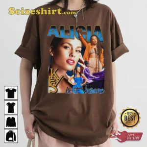 Alicia Keys World Tour 2023 The Diary of Alicia Music Concert T-Shirt
