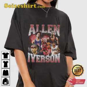 Allen Iverson The Answer NBA Legend Sportwear T-Shirt
