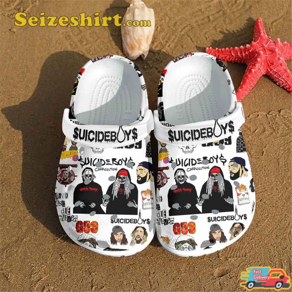 Alternative Hip Hop Group Suicideboys Vibes Clogs Shoes