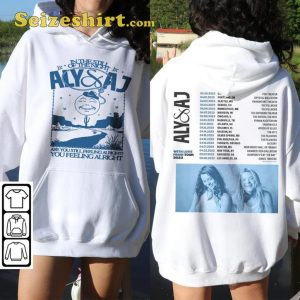 Aly And AJ With Love From Tour 2023 AJ Music World Tour Concert Hoodie