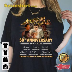 American Graffiti 1973-2023 Thank You For The Memories 50th Anniversary T-Shirt