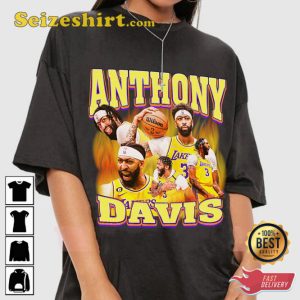 Anthony Davis Lakers Star NBA Power Forward Sportwear T-Shirt