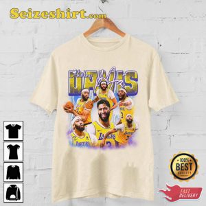 Anthony Davis The Brow Dominator Los Angeles Lakers Basketball Sportwear T-Shirt