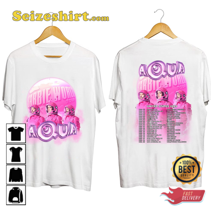 Aqua Barbie World Tour 2023 Fans Tribute Concert T-Shirt