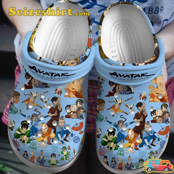 Avatar The Last Airbender Cartoon Clogs