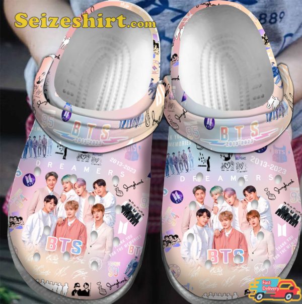 BTS K-Pop Sensation Vibes Dynamite Melodies Comfort Clogs