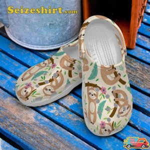 Baby Cute Sloth Shoes Funny Animal Gift For Boy Girl Son Daughter Clogs