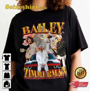 Bailey Zimmerman Religiously The Album 2023 Concert T-Shirt