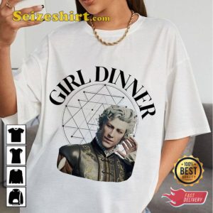 Baldurs Gate Girl Dinner I Can Fix Him Gamer Style T-shirt