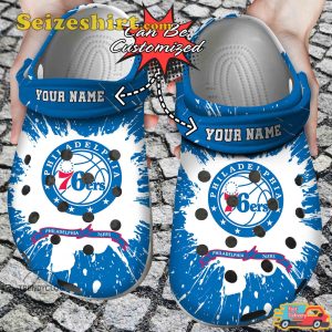 Basketball Personalized 76ers Unite the Sixers Spirit Liberty Torch Comfort Clogs