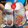 Basketball Personalized Floral Dunk Comfort Clogs