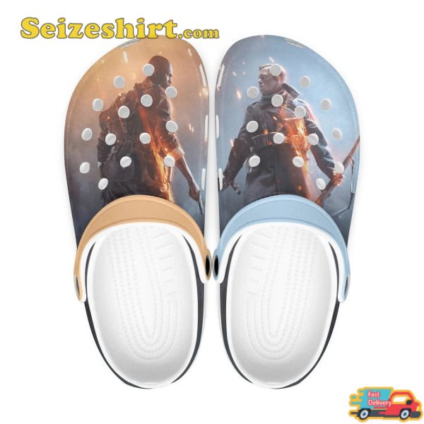 Battlefield Game Trendy Crocs Clog Shoes