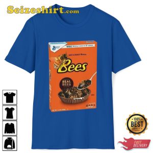 Bees Reeses Cups Mock-up Meme Funny Sugar Cereal Gift Trendy Unisex T-Shirt