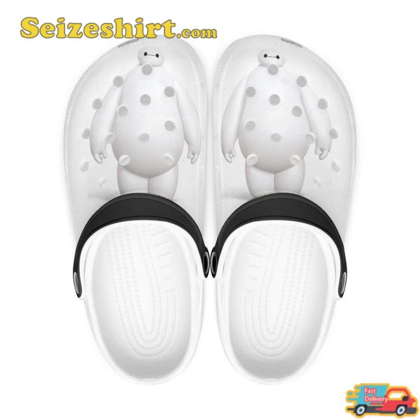 Big Hero 6 Baymax Cartoon Custom Name Clogs