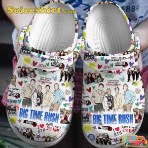 Big Time Rush Music Nickelodeon Stars Vibes Worldwide Melodies Comfort Crocs Shoes