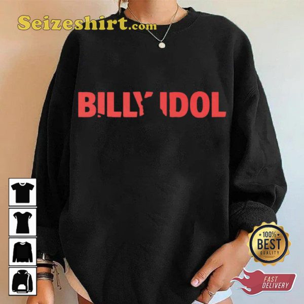 Billy Idol Fall Tour 2023 Gift For Fan T-shirt