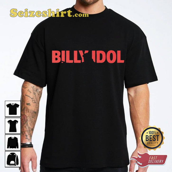 Billy Idol Fall Tour 2023 Gift For Fan T-shirt