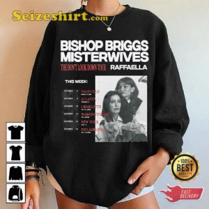 Bishop Briggs And MisterWives The Don’t Look Down Tour 2023 T-Shirt