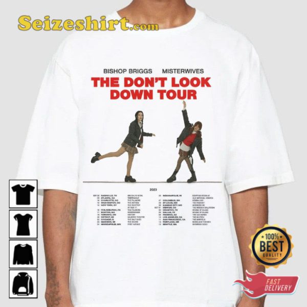 Bishop Briggs Tour Dates 2023 The Don’t Look Down Tour T-shirt