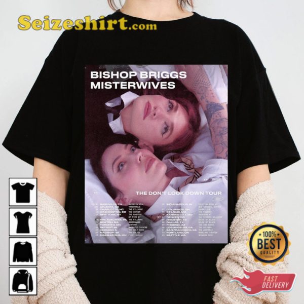 Bishop Briggs With MisterWives The Don’t Look Down Tour 2023 T-shirt