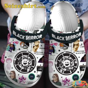 Black Mirror Music Striking Vipers Melodies Comfort Clog Shoes