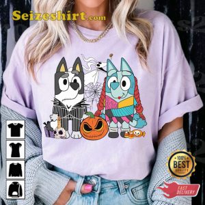 Bluey Jack Skellington 2023 Horror Halloween Costume Sweatshirt