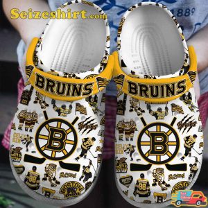Boston Bruins Chronicles of the Bruins_ Quest Hockey Book Comfort Clogs