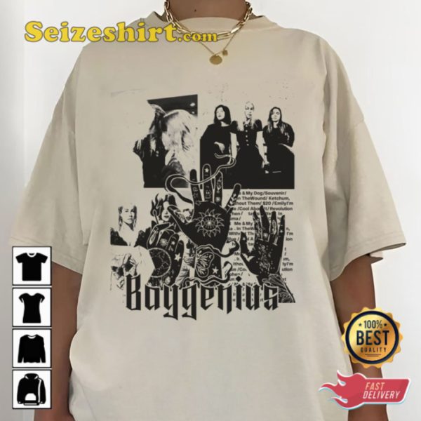 Boygenius Band World Music Tour 2023 Bite the Hand Concert T-Shirt