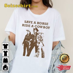 Boygenius Save A Horse Ride A Cowboy Vintage Inspired T-Shirt