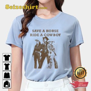 Boygenius Save A Horse Ride A Cowboy Vintage Inspired T-Shirt