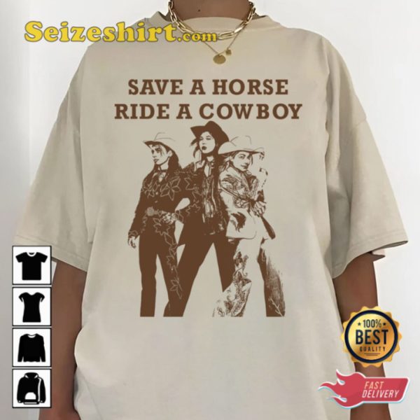 Boygenius Save A Horse Ride A Cowboy Vintage Inspired T-Shirt