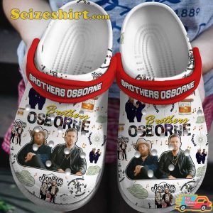 Brothers Osborne Music Country Rock Vibes Stay a Little Longer Melodies Comfort Crocs Clog Shoes
