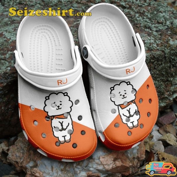 Bts Jungkook Pattern BT21 RJ Crocband Clogs