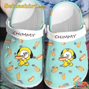 Bts Jungkook Pattern Chimmy BT21 Crocs Clog Shoes