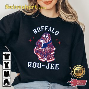 Buffalo Boo-jie Ghost Zubaz Holiday Celebrate Halloween Outfit Unisex Sweatshirt