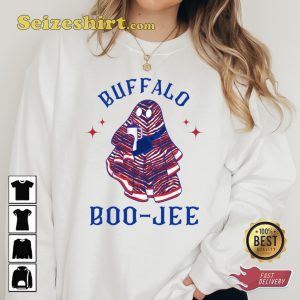 Buffalo Boo-jie Ghost Zubaz Holiday Celebrate Halloween Outfit Unisex Sweatshirt
