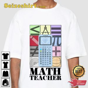 Calculator Design Math Teacher Gift T-shirt