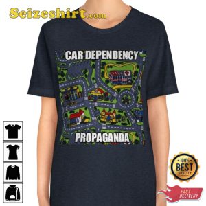 Car Dependency Propaganda Kids Street Learning Trendy Unisex T-Shirt