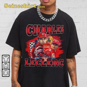 Charles Leclerc Sauber F1 Racing Talent Sportwear Fans T-Shirt