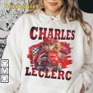 Charles Leclerc Sauber F1 Racing Talent Sportwear Fans T-Shirt