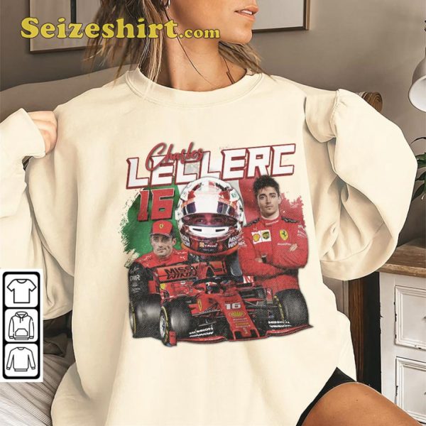 Charles Leclerc Sport K1 Leclerc Racing Fanwear T-Shirt