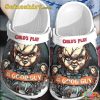 Childs Play Say Hi To The Good Guy Chucky Spooky Horror Holiday Celebrate Comfort Crocbrand Clogs Shoes