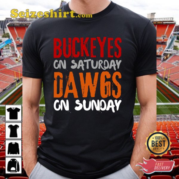 Cleveland Browns Ohio Buckeyes Football Sportwear T-Shirt